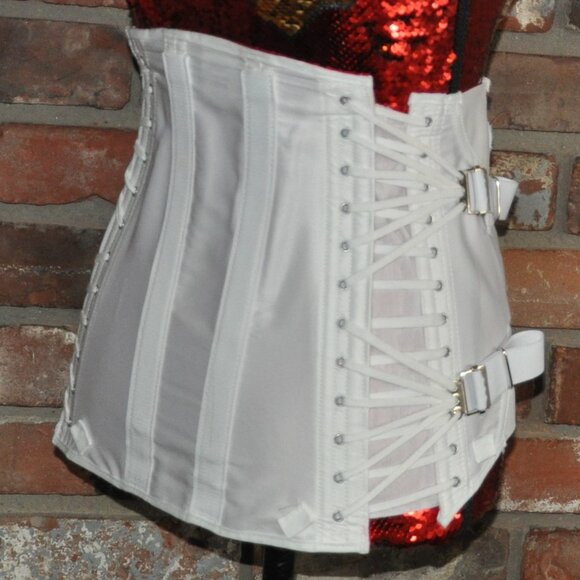 NEW 26-31" Waist Cincher SteamPunK Corset Fan Lacing Medical Girdle 36, W 26-31" - Picture 4 of 9